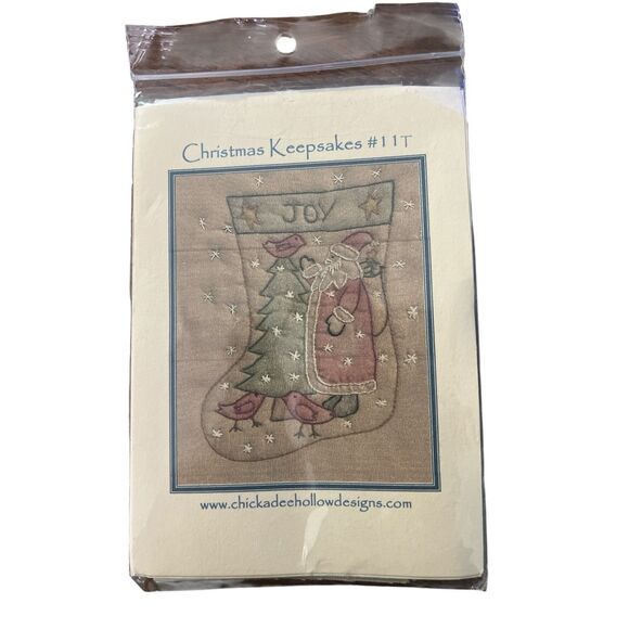 Chickadee Hollow designs Christmas Keepsakes patterns set of 4 - Picture 3 of 5